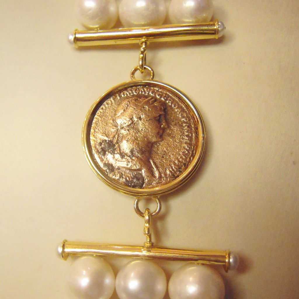 Chiusura per Collana con Perle in Oro Bianco - Gioielleria Amadori